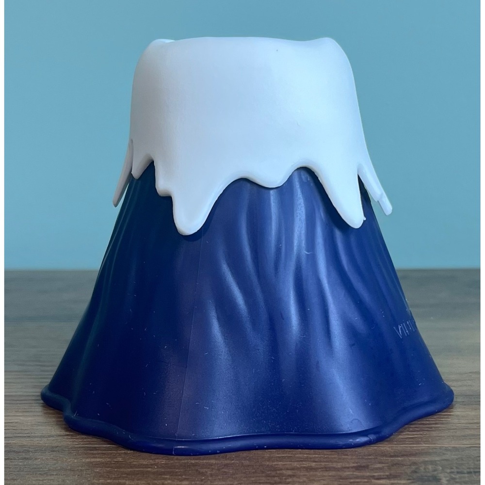Blue Volcano Microwave Steam Cleaner White Snow Cap Kitchen Gadget Tool